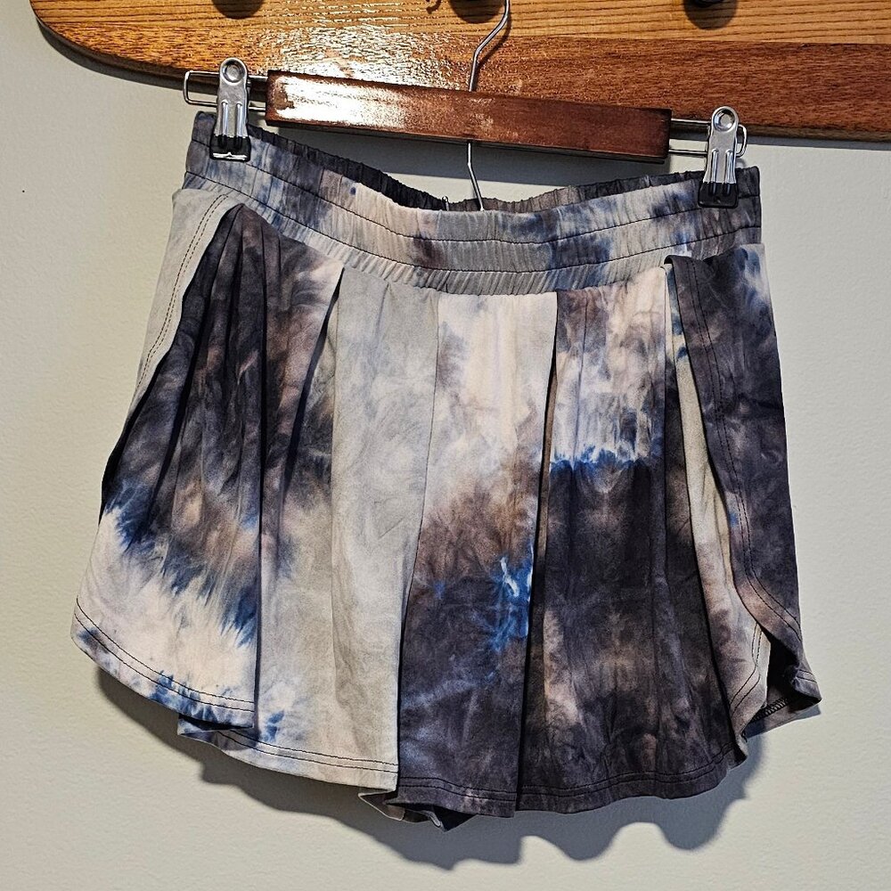 Jade by Jane Soft Sporty Skort with Tie-Dye Print, Small